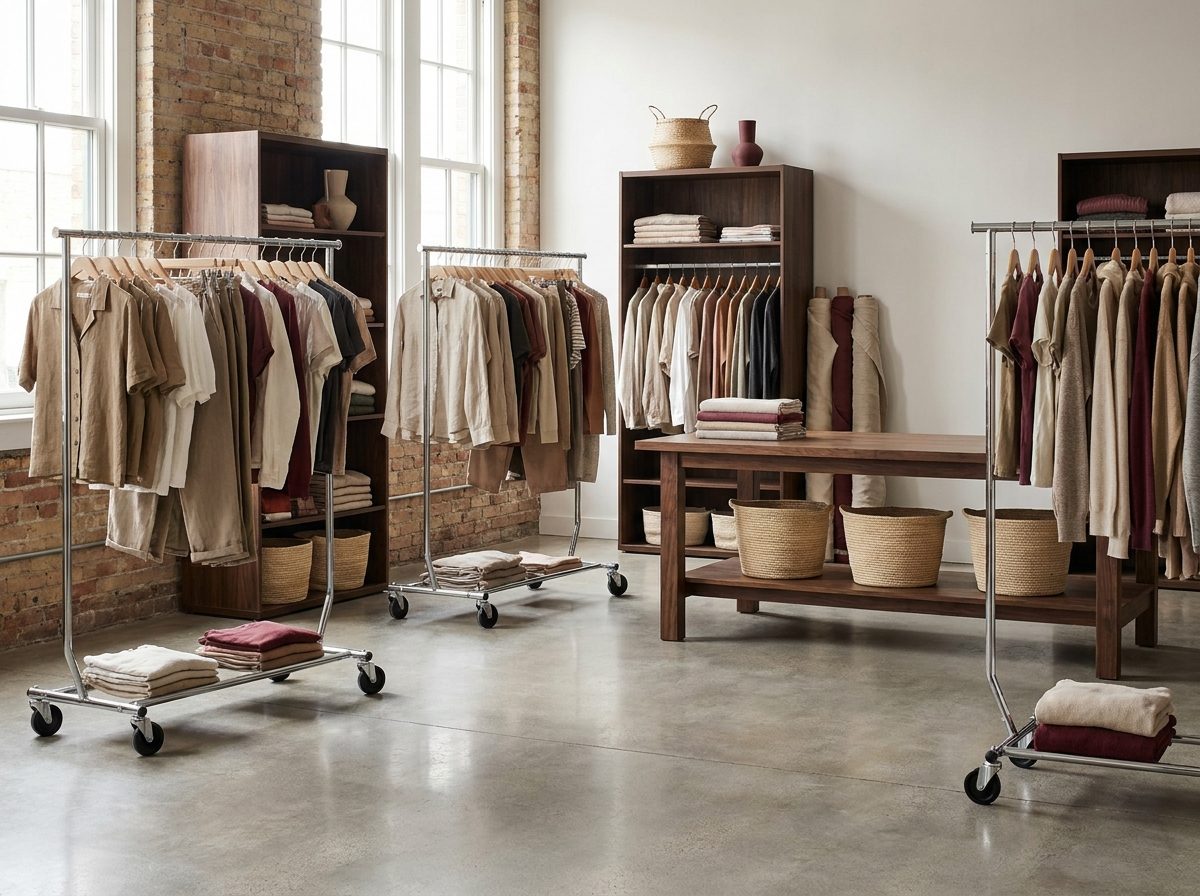Ropa terminada para distribución